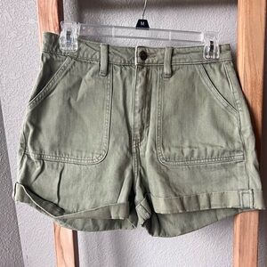 Harper Heritage Green Cargo Shorts Size 27